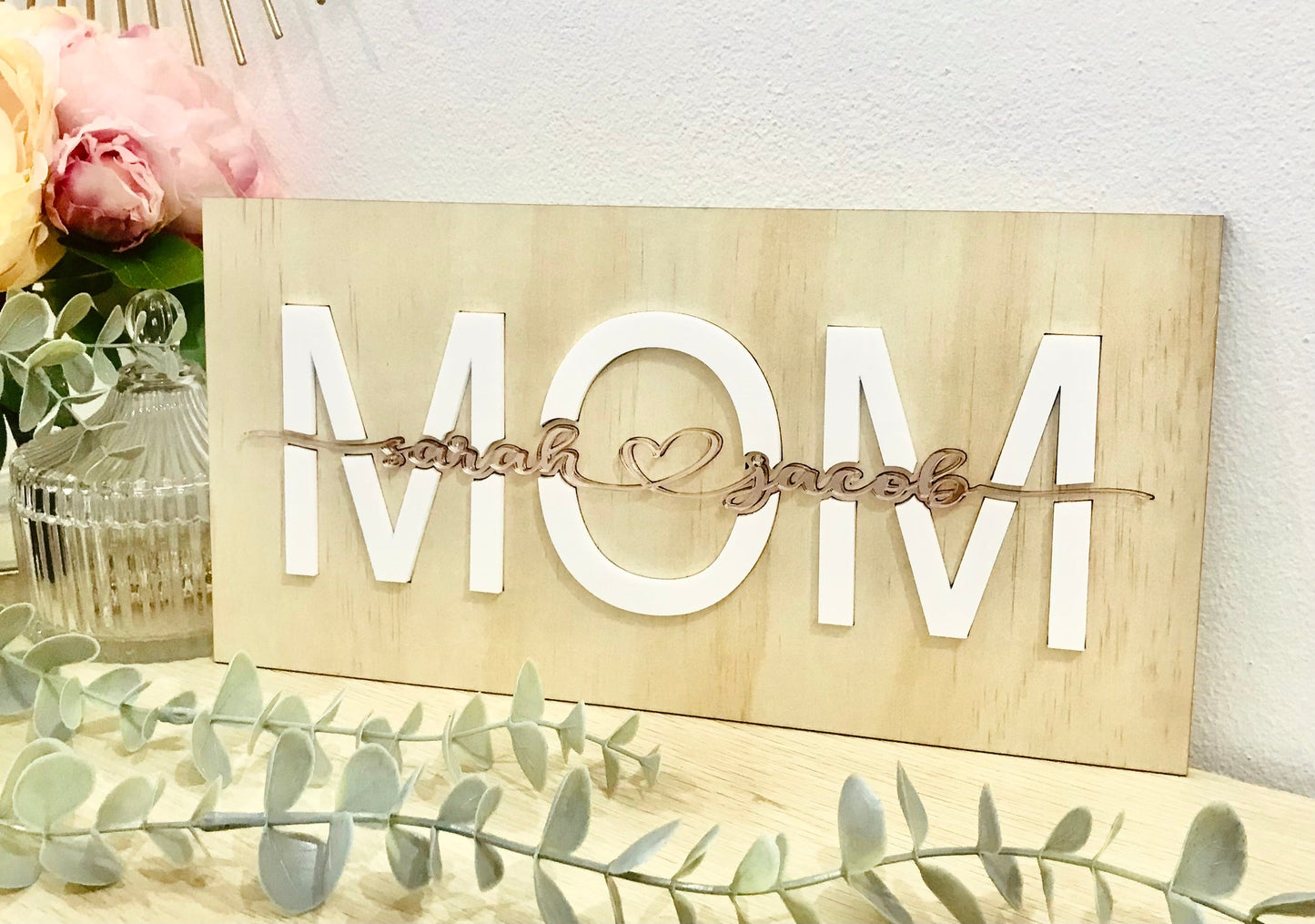 Personalised Mom plaque - Go Personalised