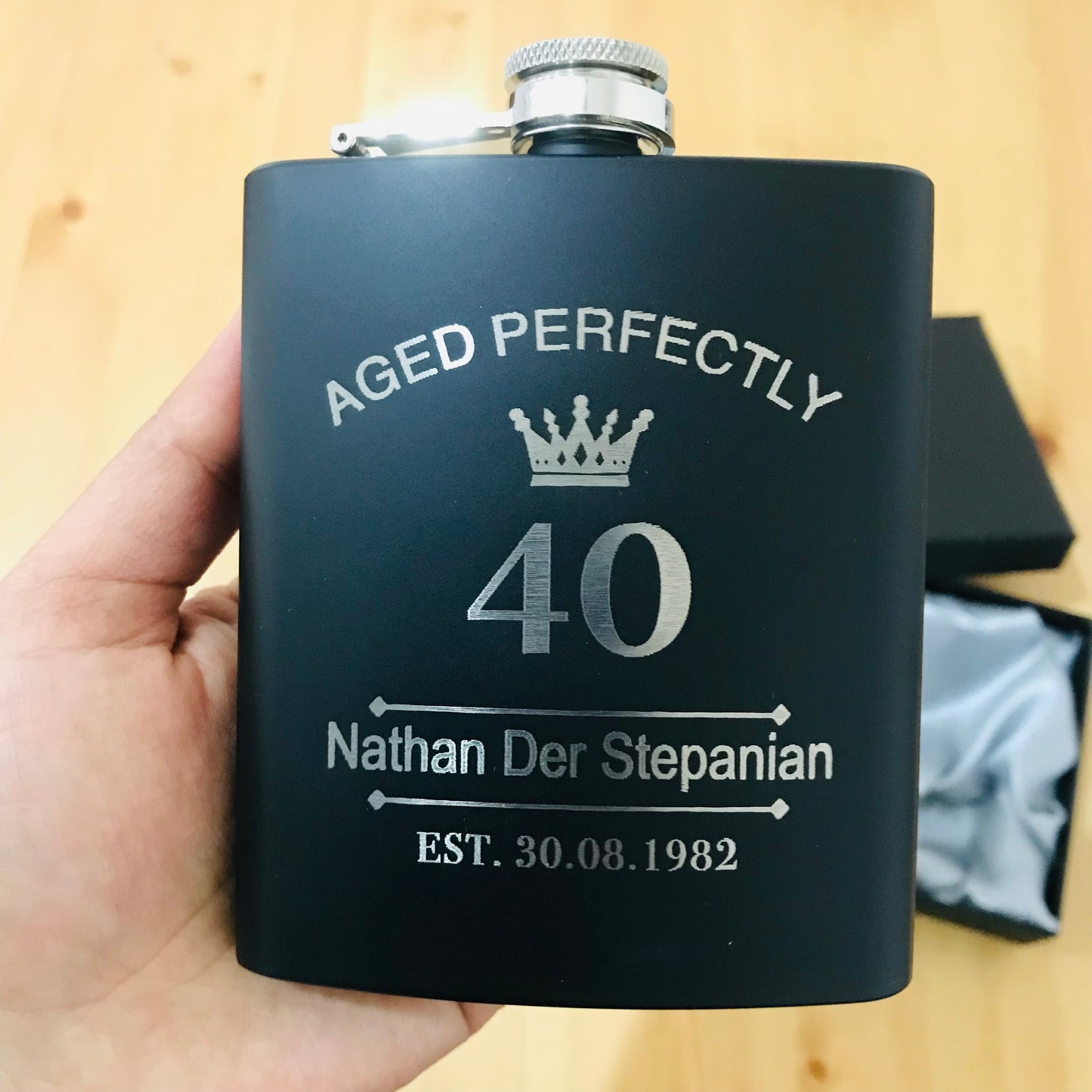 Personalised Hip Flask - Go Personalised