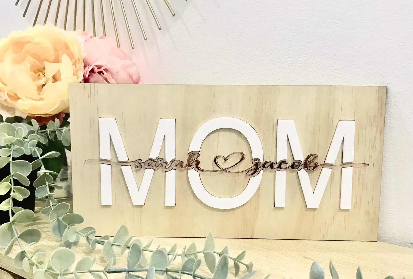 Personalised Mom plaque - Go Personalised