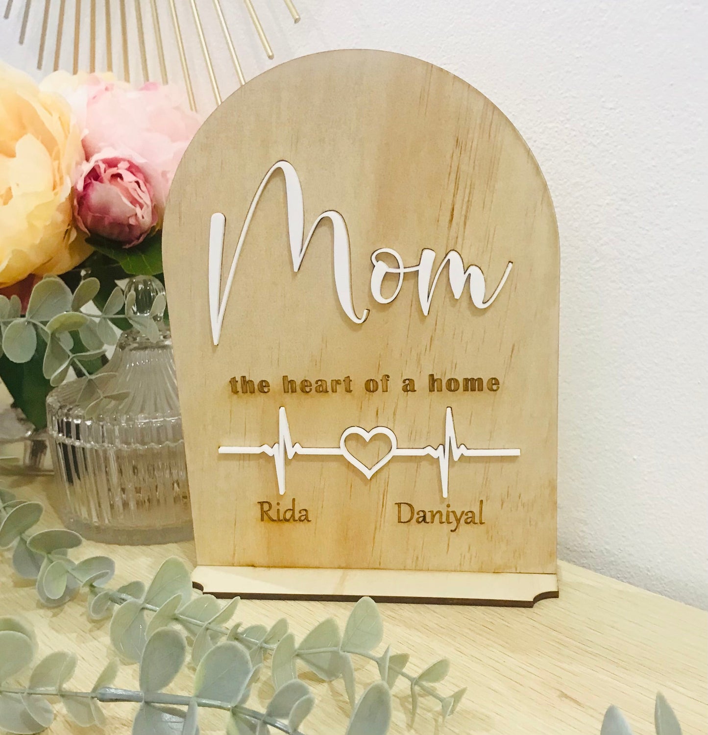 Personalised Mom plaque - Go Personalised