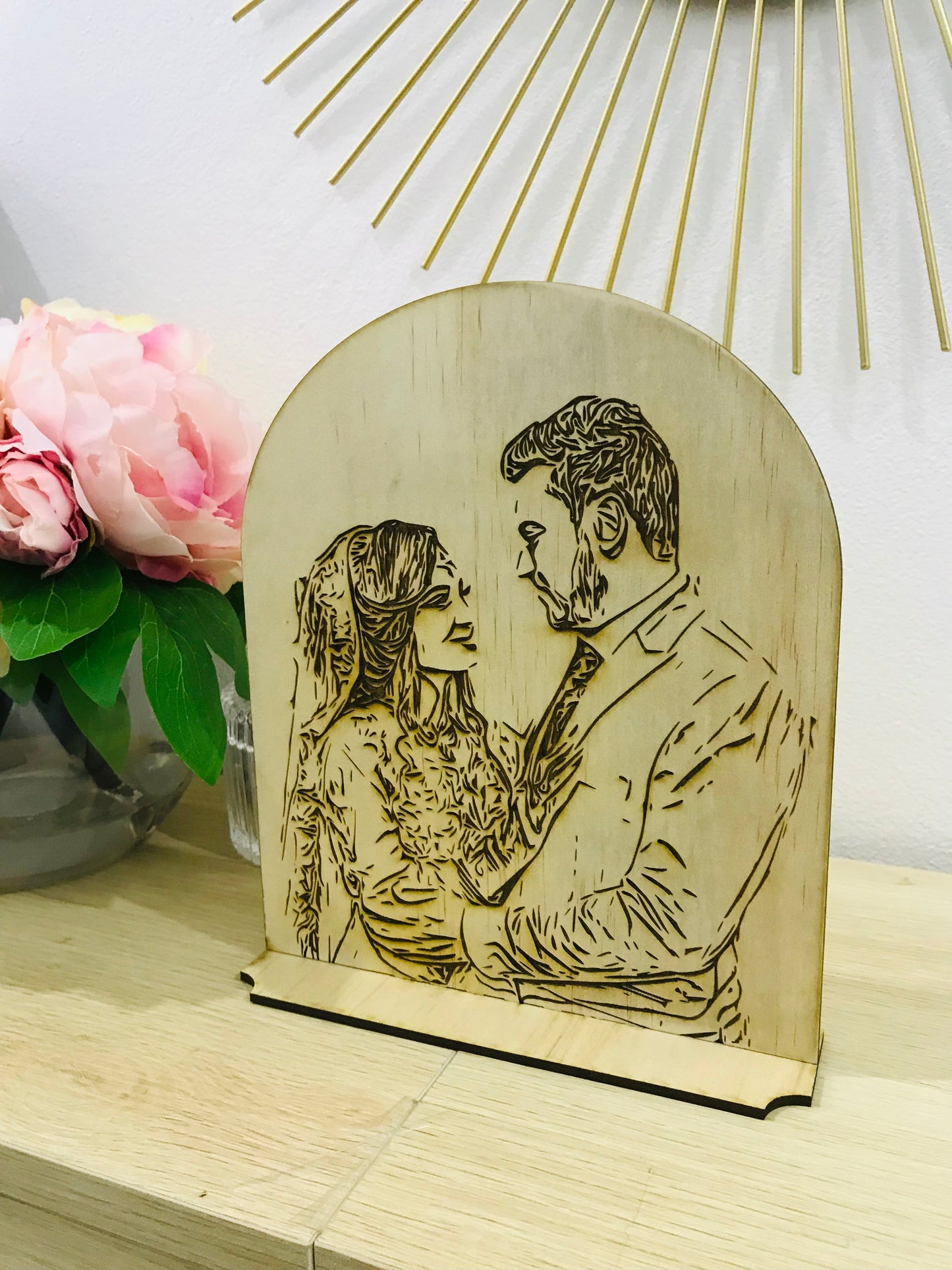 Personalised engraved photo - Go Personalised