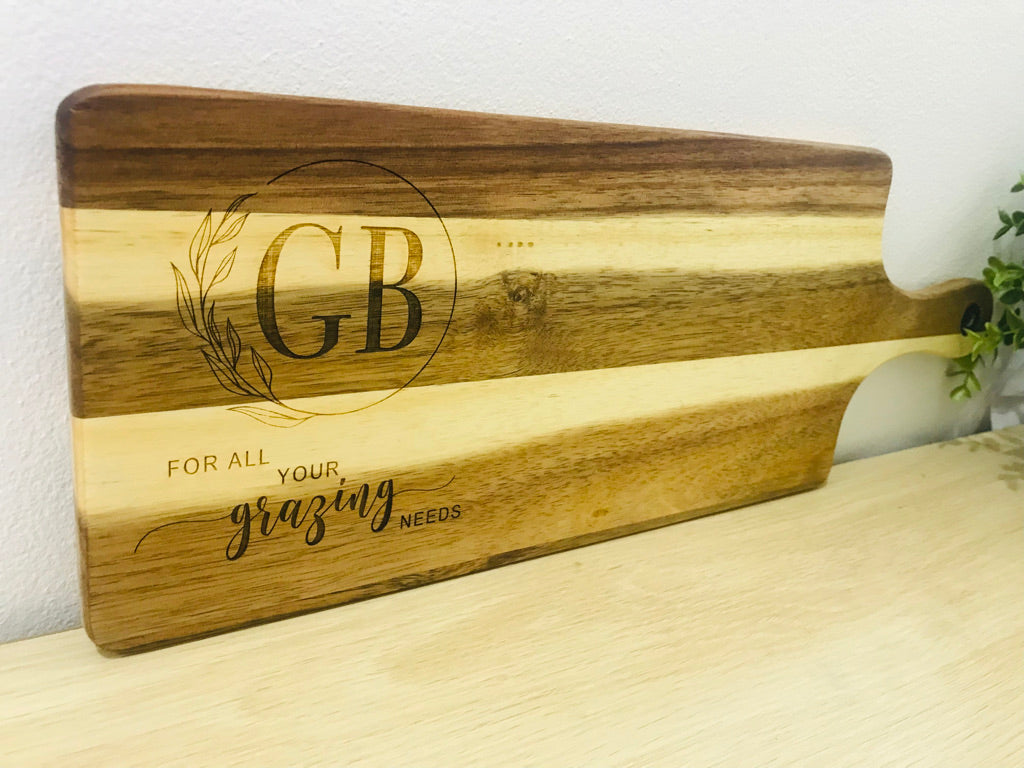 Personalised Acacia Cheese Board - Go Personalised