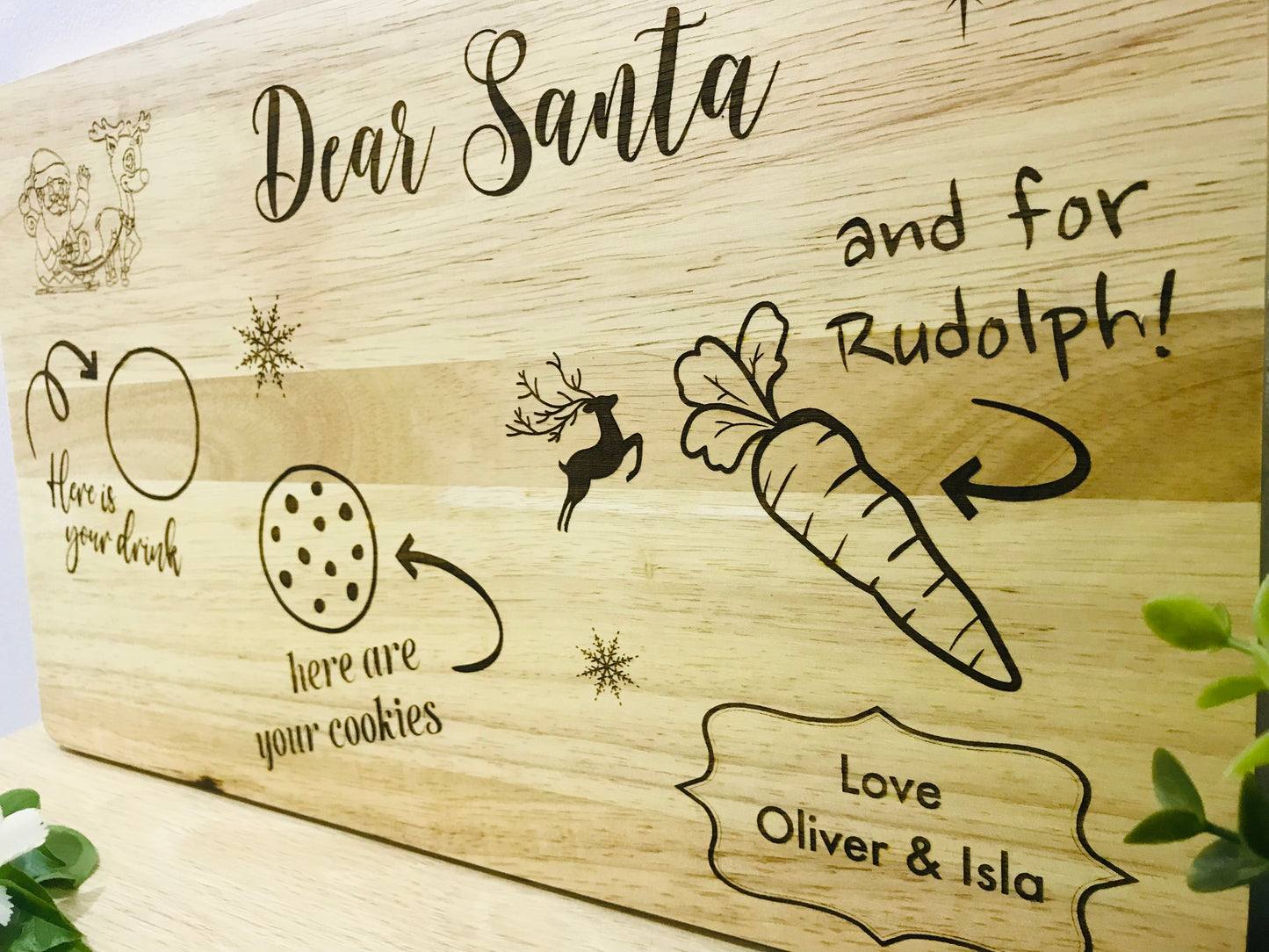 Personalised Santa Board - Go Personalised