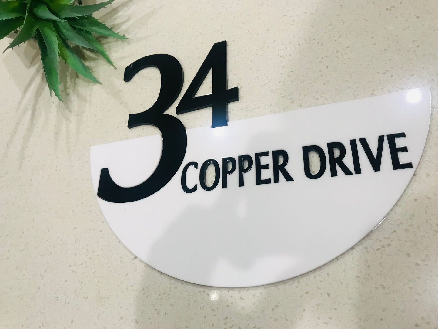 House number sign - Go Personalised