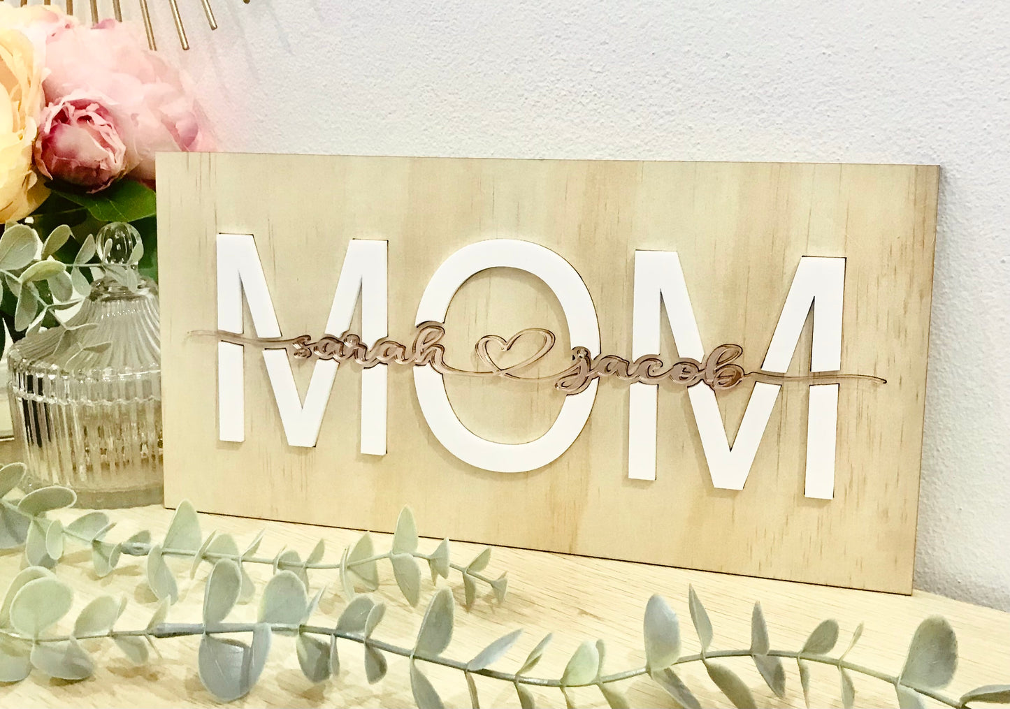 Personalised Mom plaque - Go Personalised