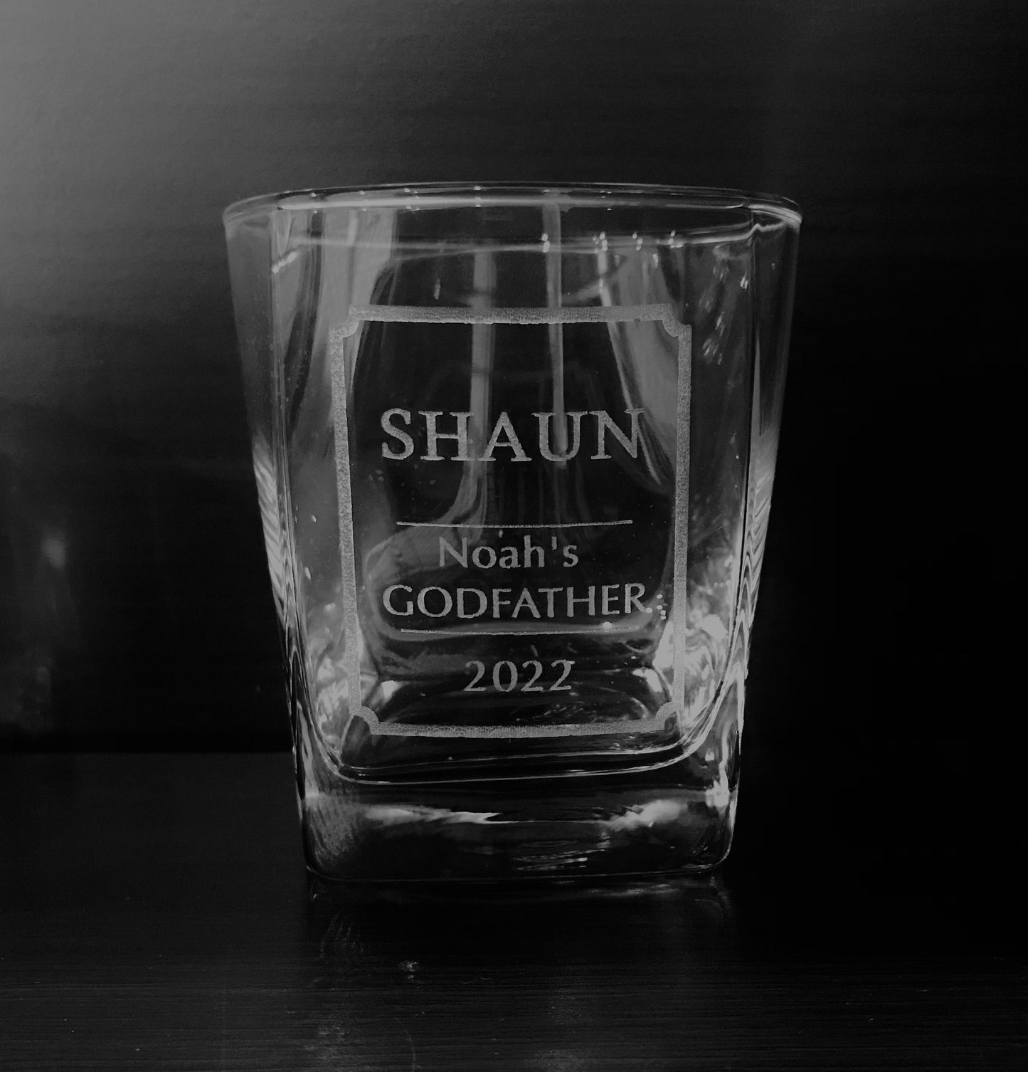 Personalised engraved glass - Go Personalised