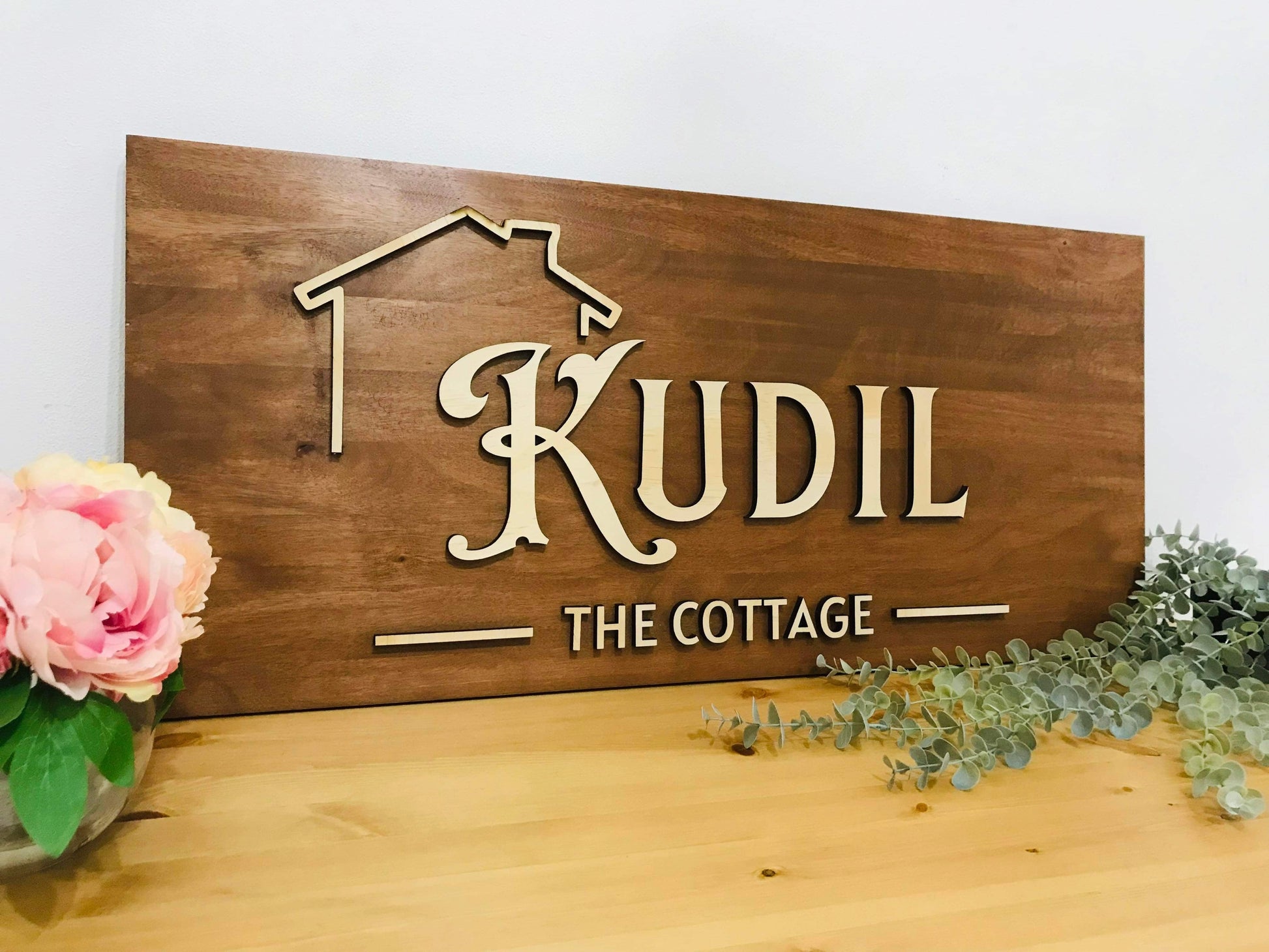 Custom wooden sign - Go Personalised