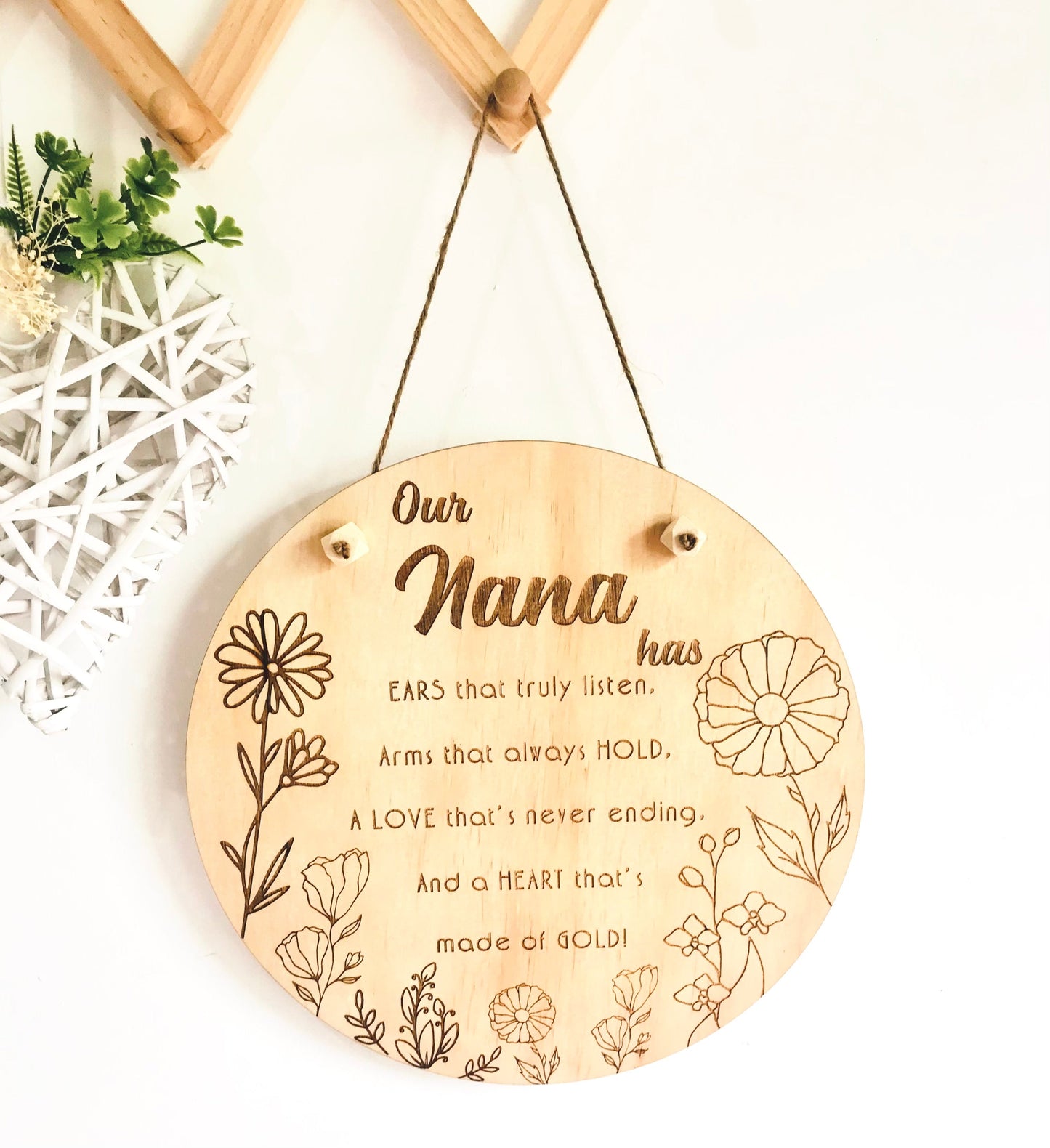 Nana/Grandma Plaque - Go Personalised