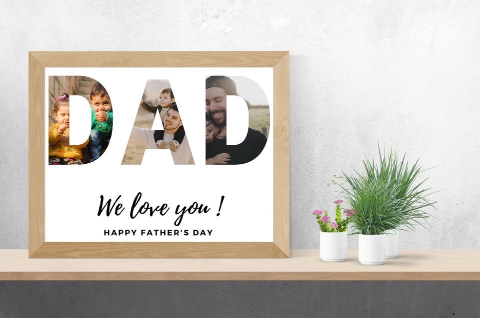 Father's Day Photo Frame - Go Personalised