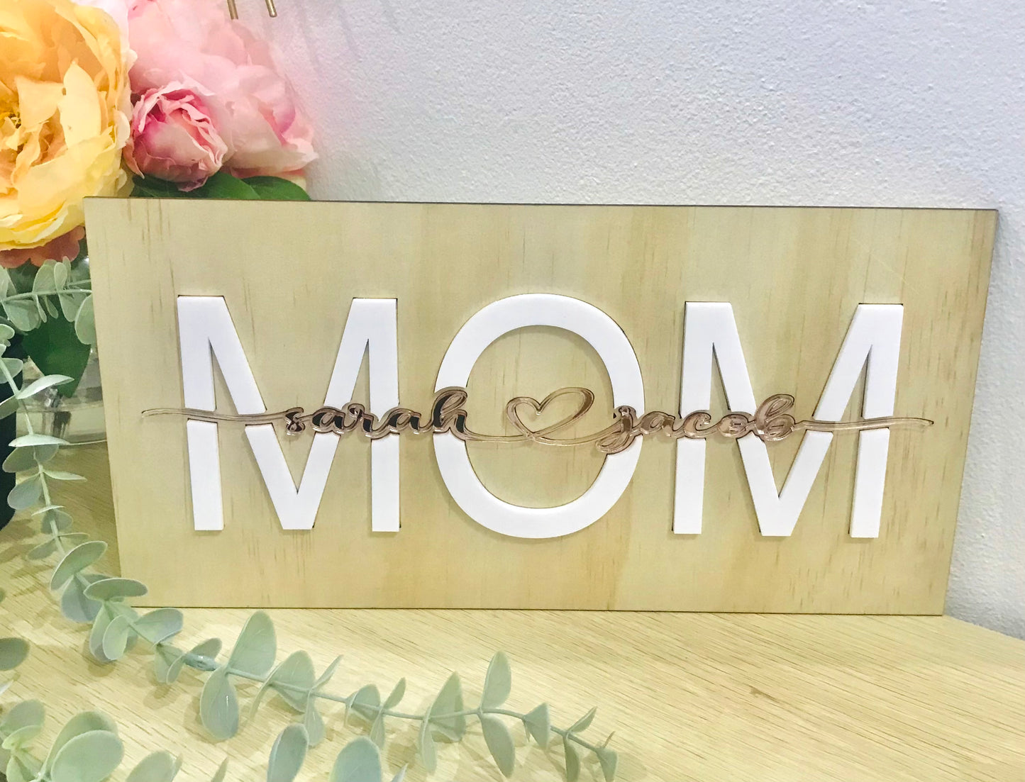 Personalised Mom plaque - Go Personalised