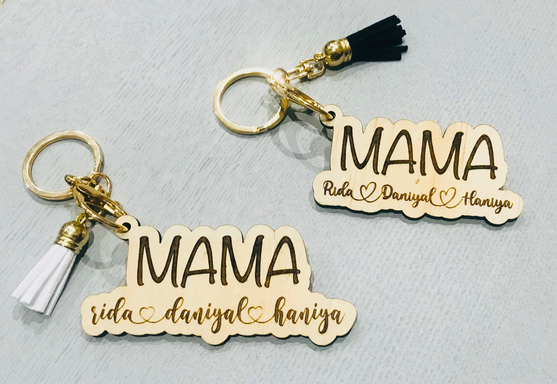 Personalised Mama Keyring - Go Personalised